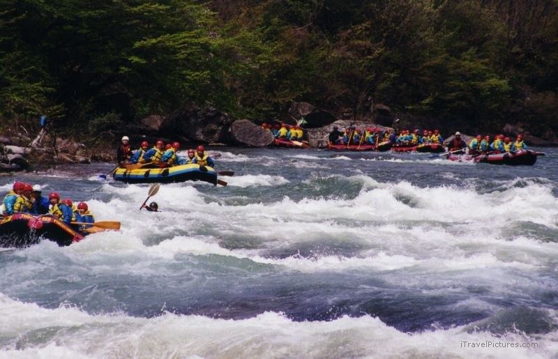 Minakami white water rafting river raft